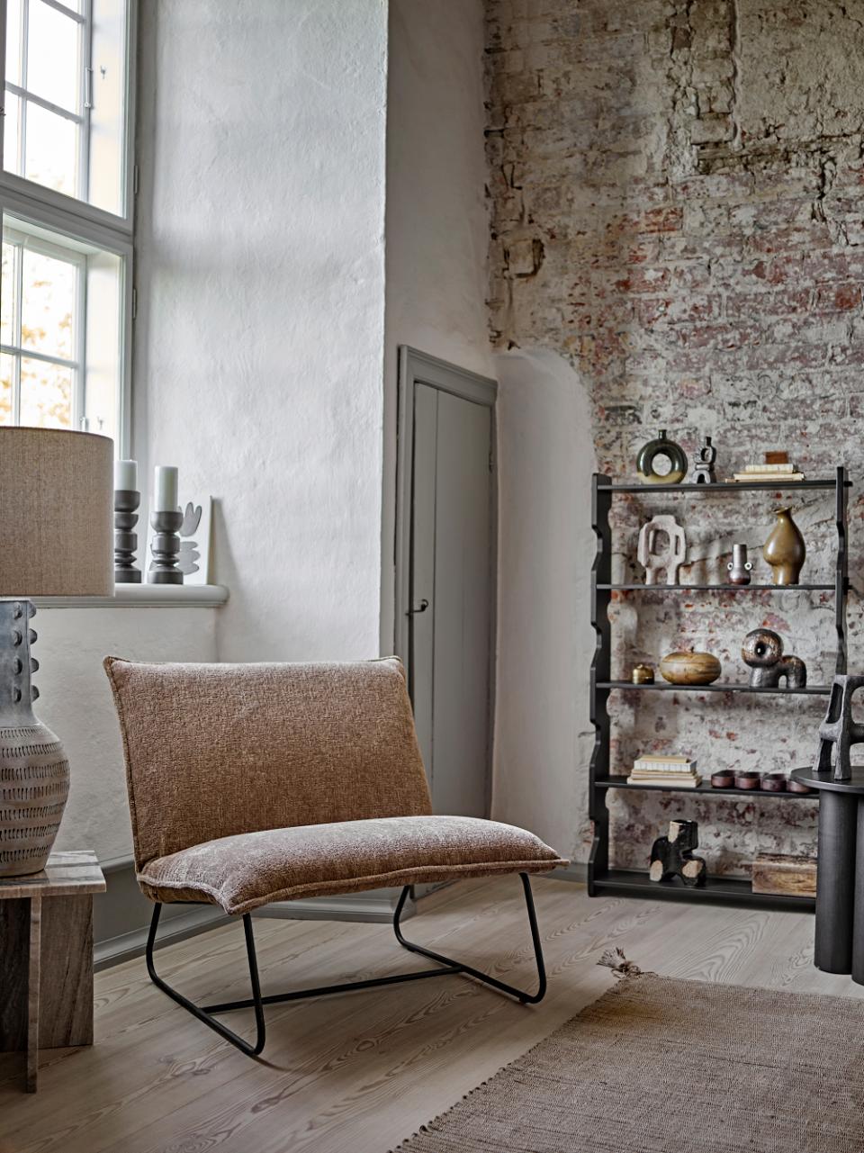 Bloomingville Cape lounge chair brown