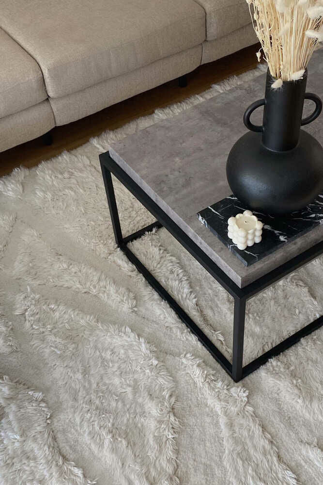 Lorena Canals Enkang ivory villamatto 200x300cm,tilaustuote