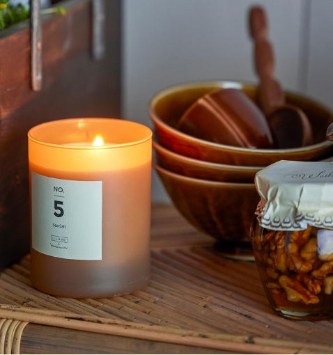 Bloomingville tuoksukynttilä Sea Salt