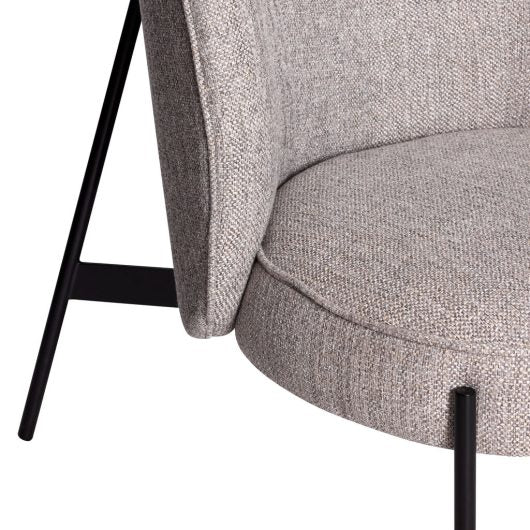Hübsch Area light grey lounge chair