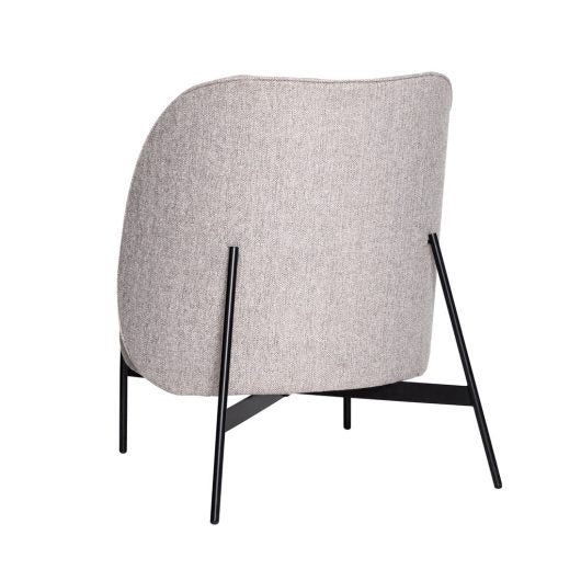 Hübsch Area light grey lounge chair
