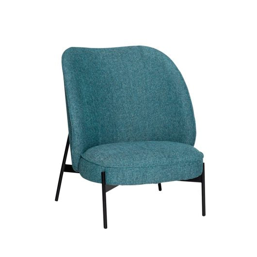 Hübsch Area lounge chair petrol