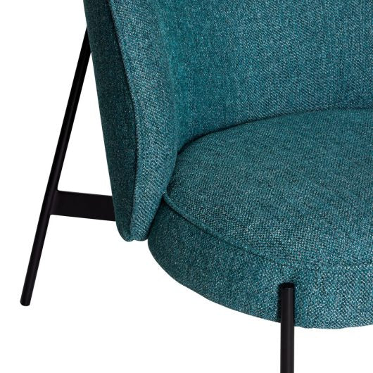 Hübsch Area lounge chair petrol