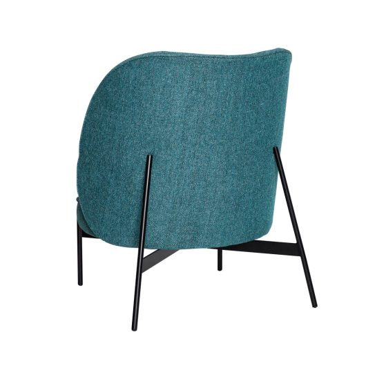 Hübsch Area lounge chair petrol