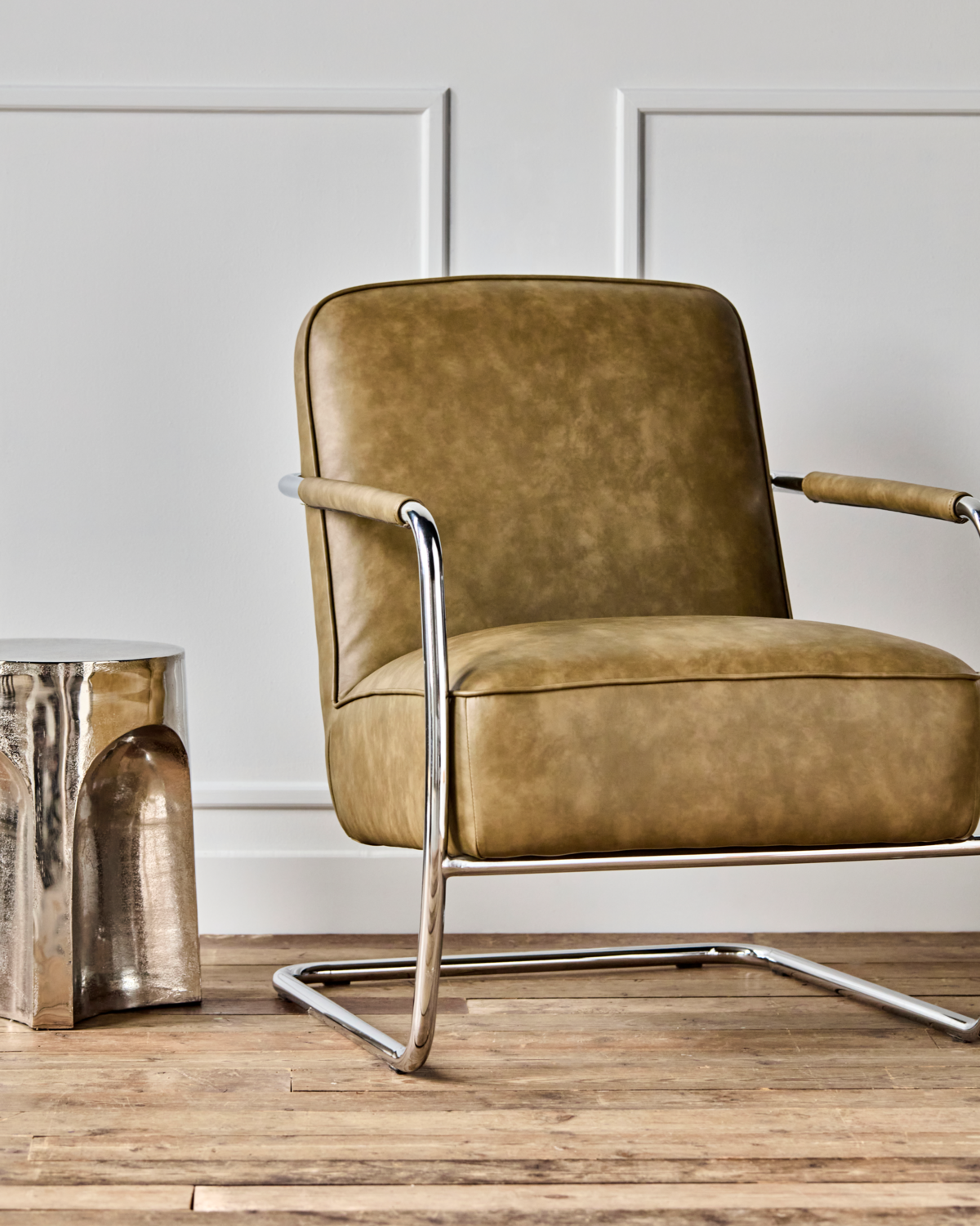 House Doctor lounge tuoli HD Comma, khaki