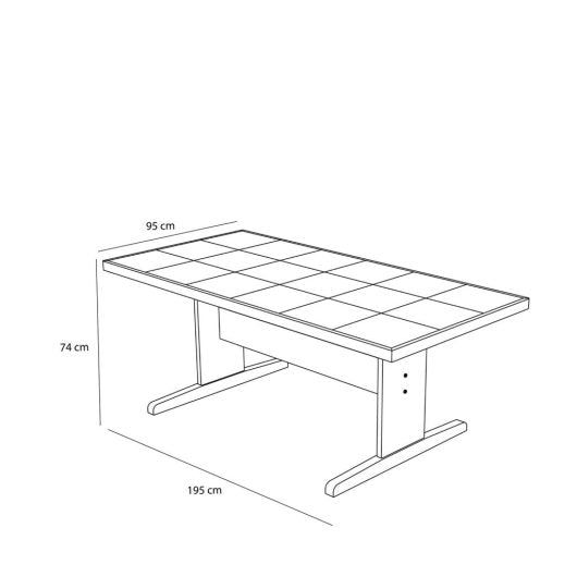 Hübsch Checkered table