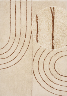 House Nordic Tampa matto beige, 160x 230cm